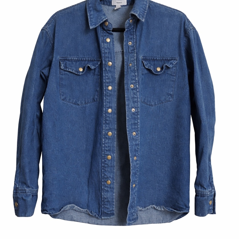 NWOT Forever 21 | Blue Denim Button-Up Shirt